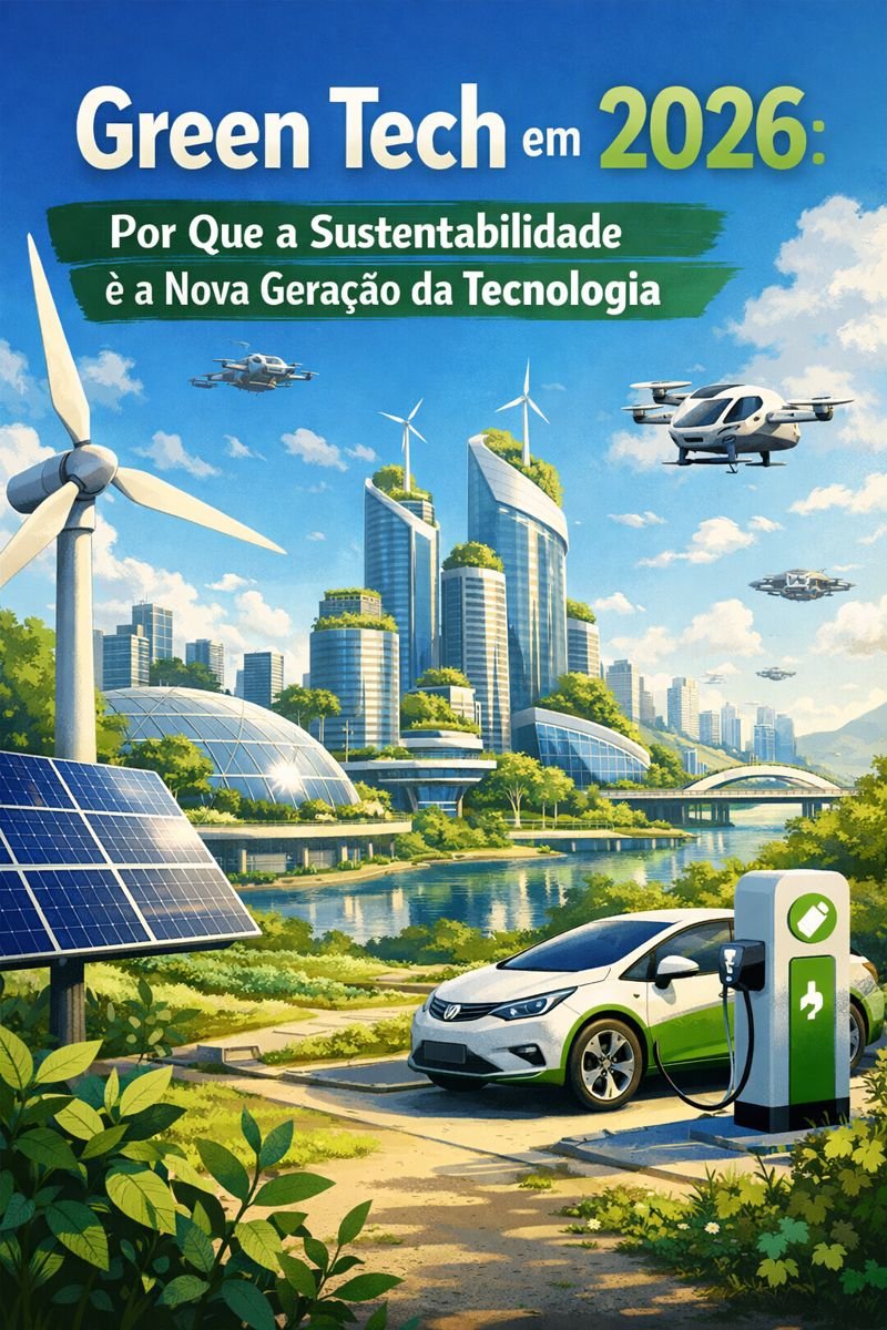 Green Tech em 2026: Por Que a Sustentabilidade é a Nova Geração da Tecnologia