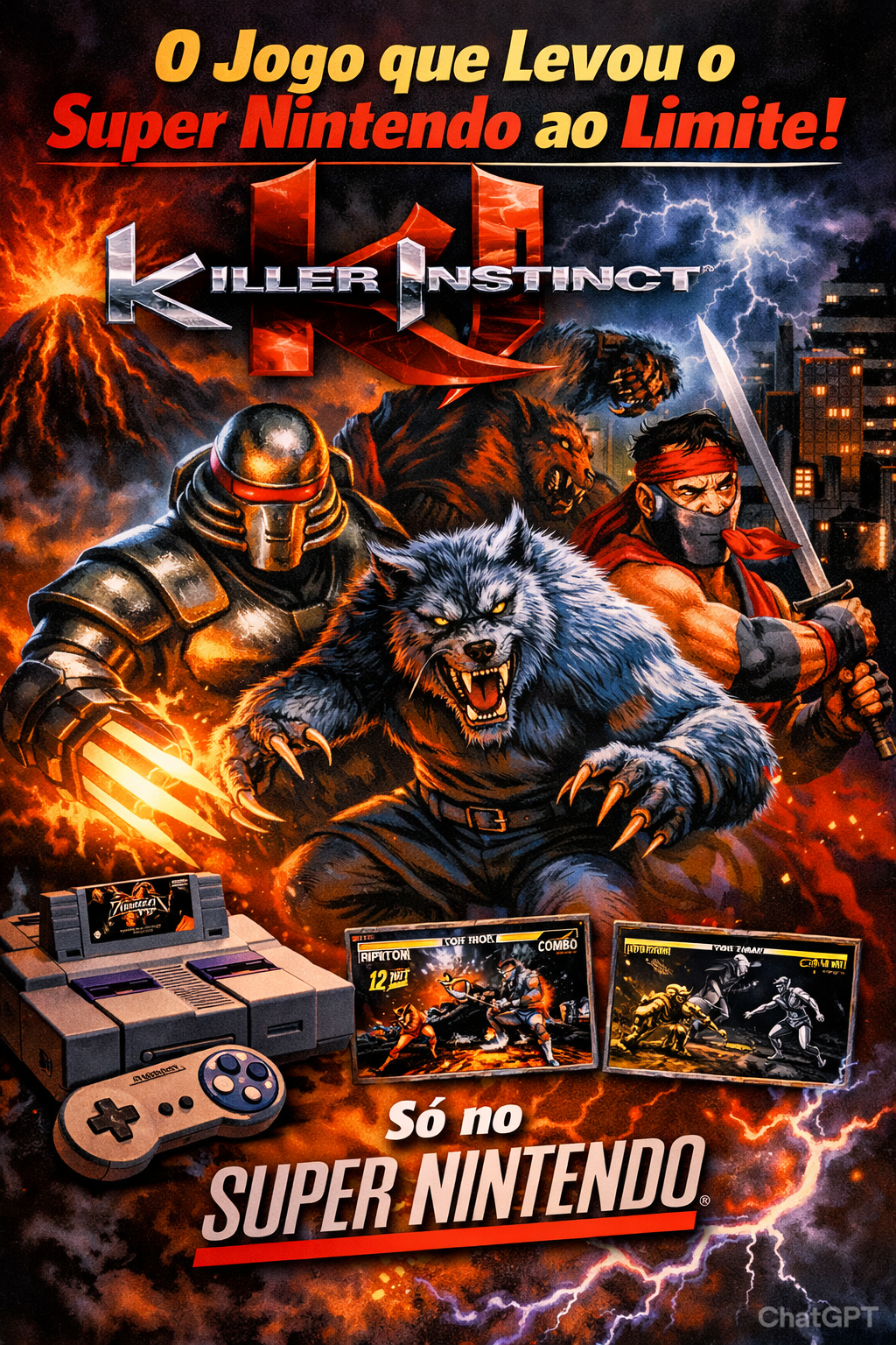 Killer Instinct: O Jogo que Levou o Super Nintendo ao Limite! 🥊⚡