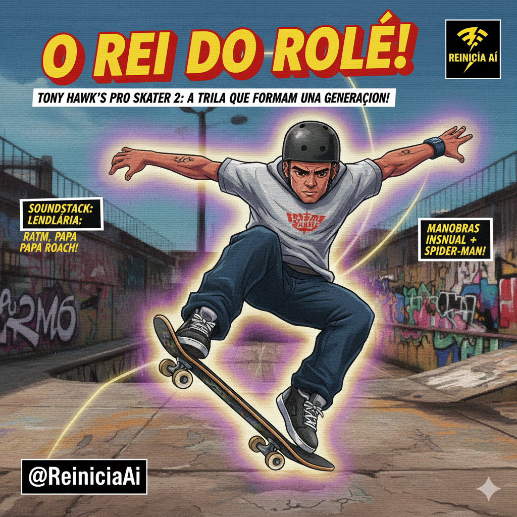 O Rei do Rolê: Por que Tony Hawk’s Pro Skater 2 é Insuperável?