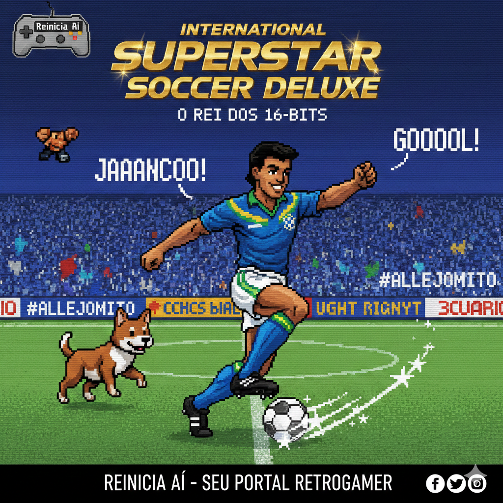 International Superstar Soccer Deluxe: O Jogo que Transformou o Futebol nos 16-bits!