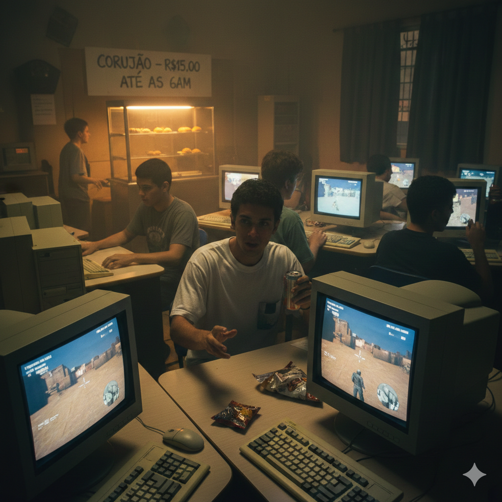 A Era de Ouro das LAN Houses: Onde a Amizade (e a Raiva) Ganhava Forma