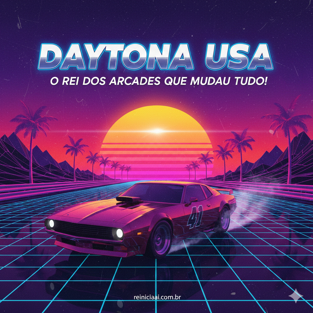 🏎️ Daytona USA: O Rei dos Arcades que Mudou Tudo!