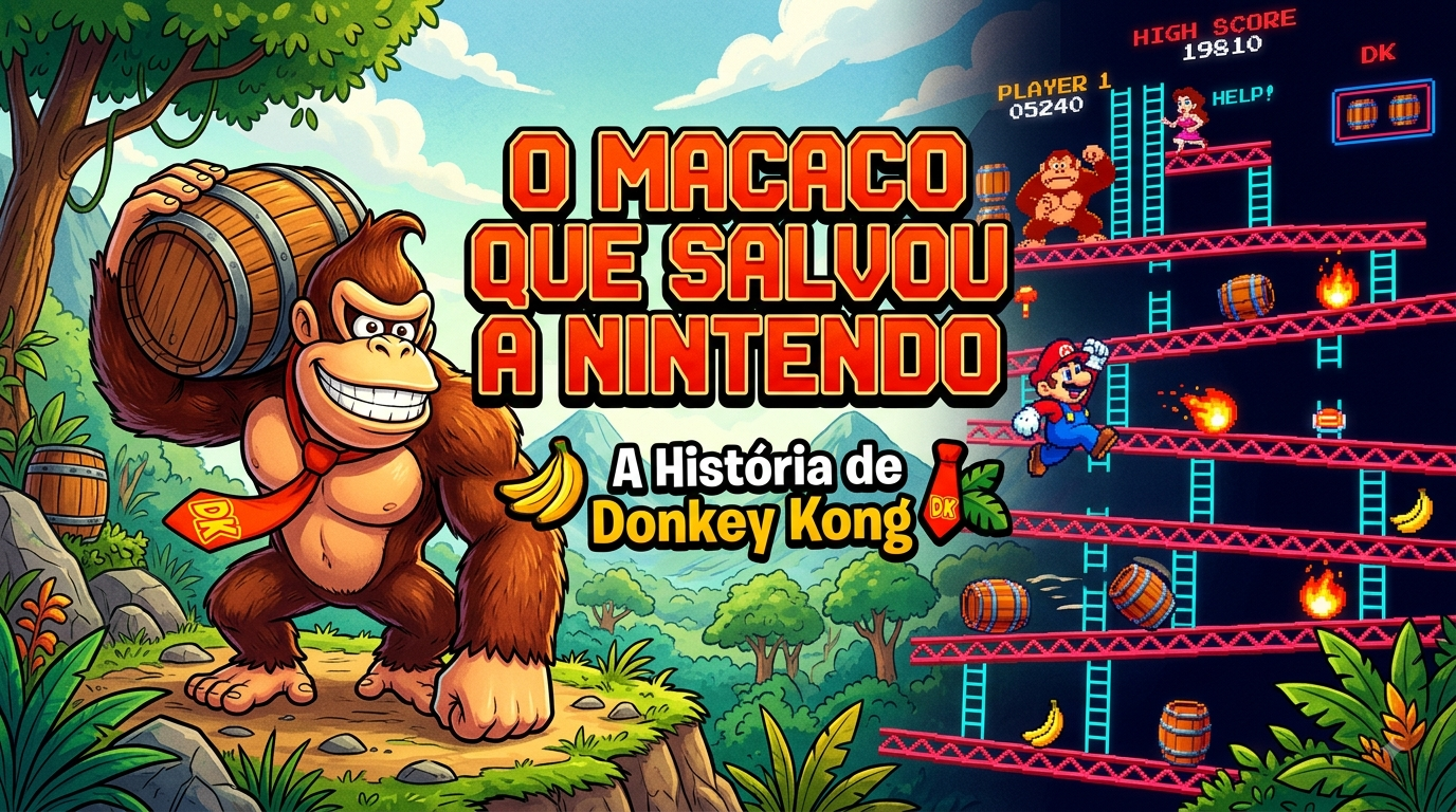 O Macaco que Salvou a Nintendo: A História de Donkey Kong 🦍🍌