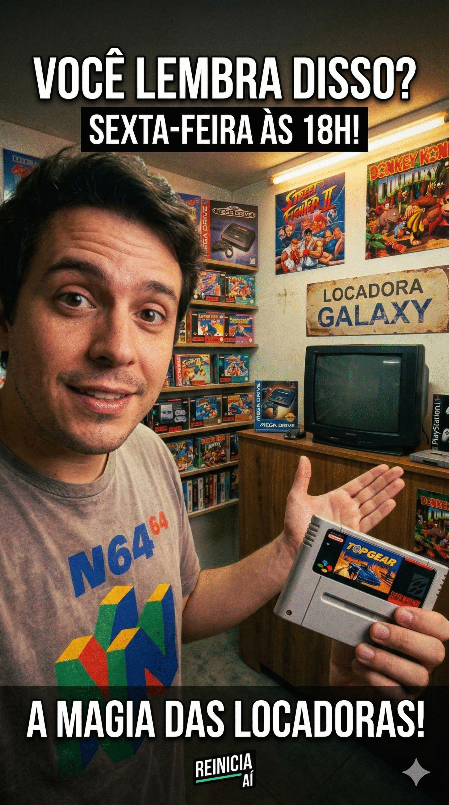 📼 Sexta-Feira, 18h: A Magia Imbatível das Locadoras de Videogame