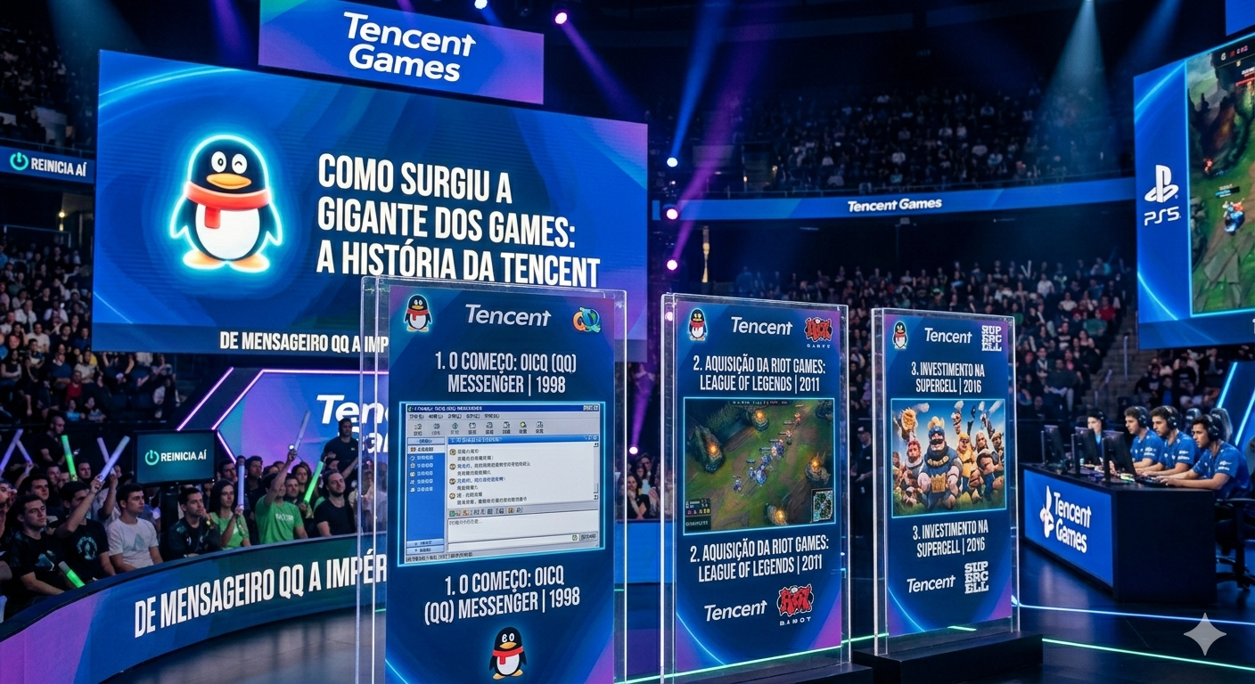 De Mensageiro a Gigante: Como surgiu a Tencent e seus maiores sucessos