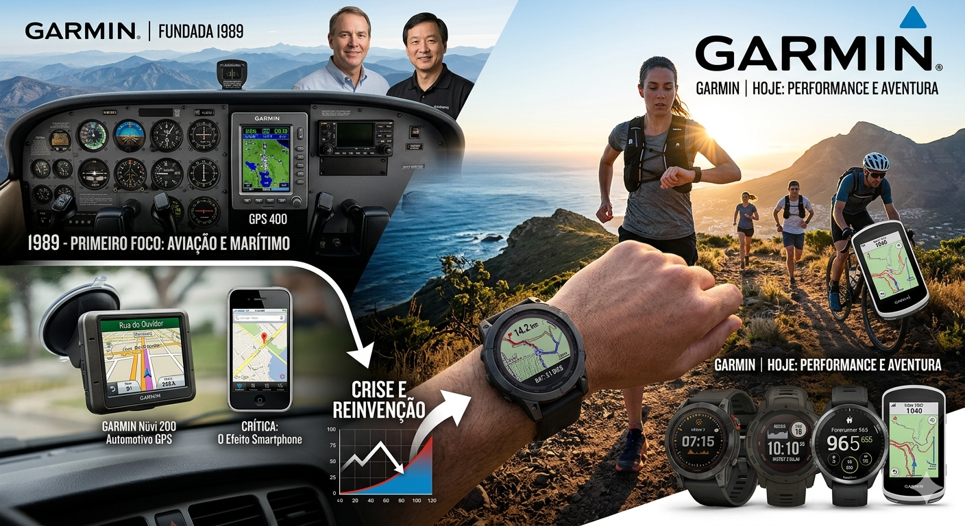 Do Painel de Aviões ao Seu Pulso: A Fascinante História da Garmin