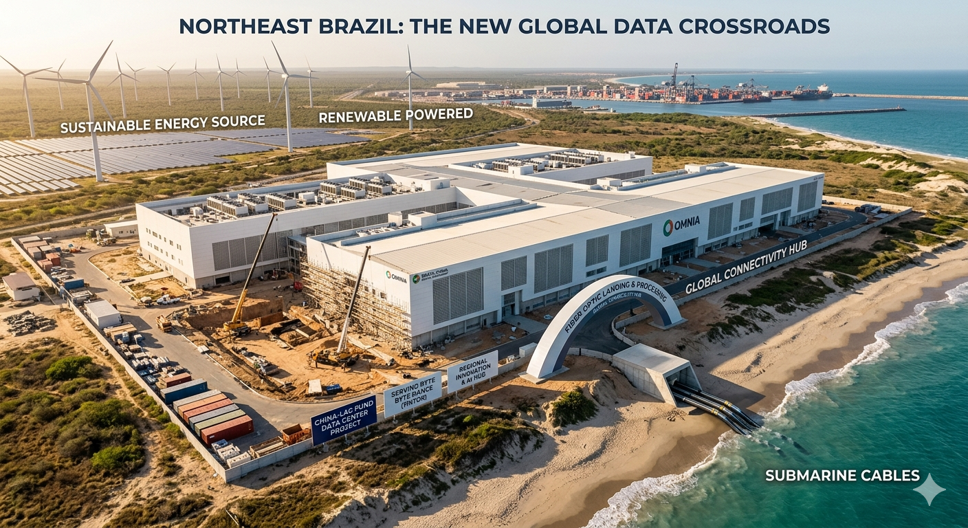 O Novo “Vale do Silício” da IA? Por que a China está investindo bilhões em um megadata center no Nordeste