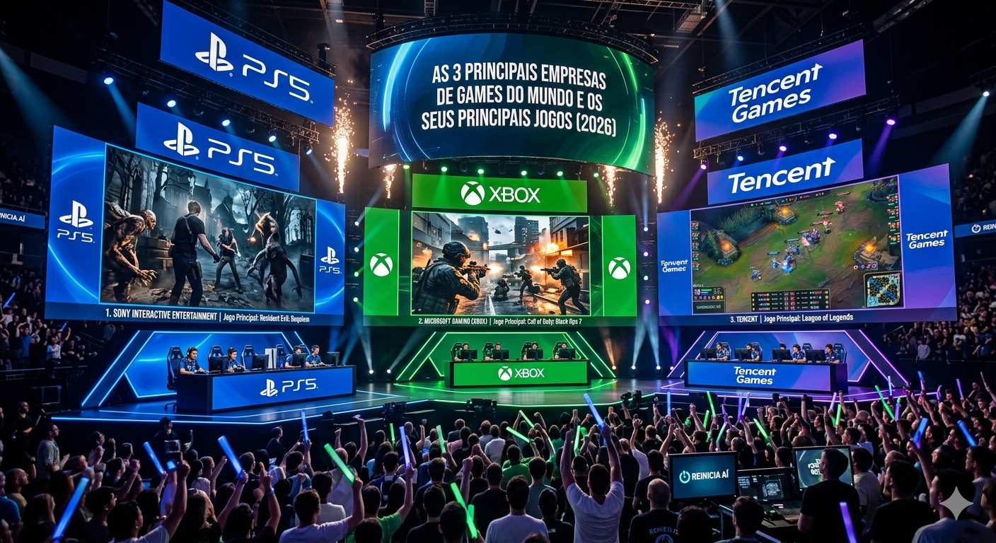As Gigantes do Game: Quem Domina o Mercado em 2026?